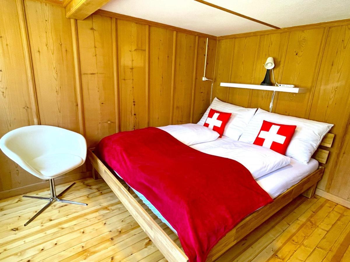 Swisshut Stunning Views Alps Lake - Chalet Erli Därligen Exterior foto